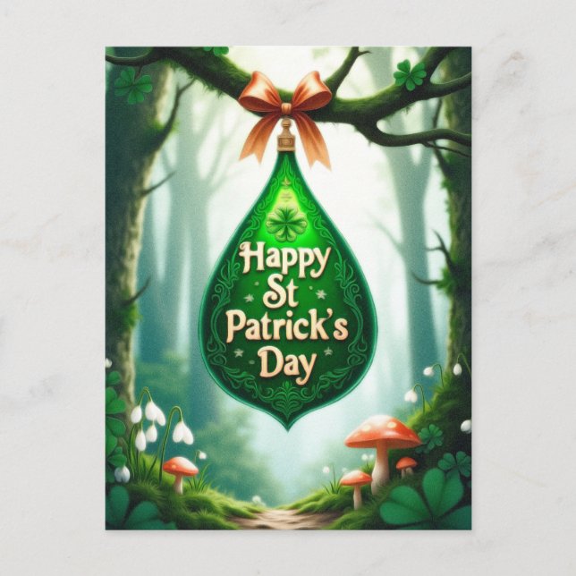 Cartes Pour Fêtes Annuelles Saint Patrick's Day (Devant)