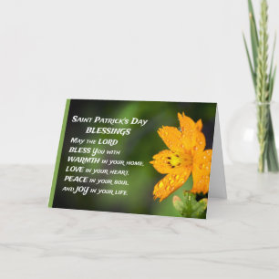 Cartes Pour Fêtes Annuelles Saint Patrick's Day Blessings