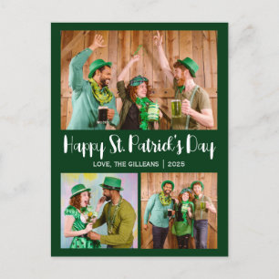 Cartes Pour Fêtes Annuelles Saint-patrick's day Green Famille Shamrock 3 Photo