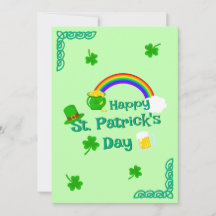 Saint Patrick's Day Shamrock Pot of Gold Celtic Kn