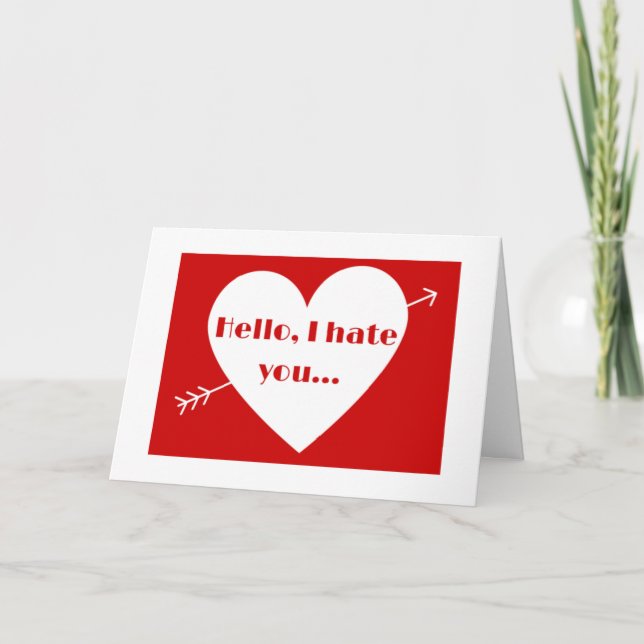 Cartes Pour Fêtes Annuelles Saint Valentin (Devant)