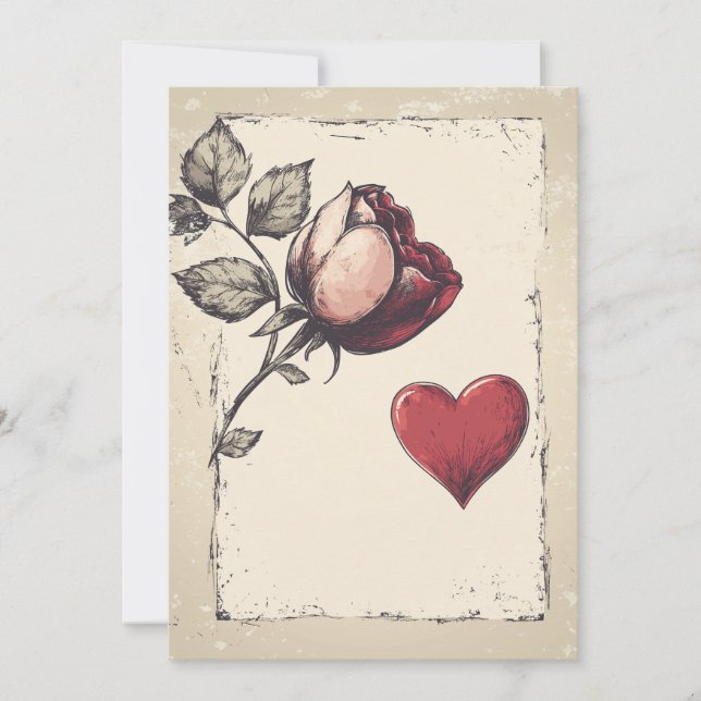 Cartes Pour Fêtes Annuelles Saint Valentin (Devant)