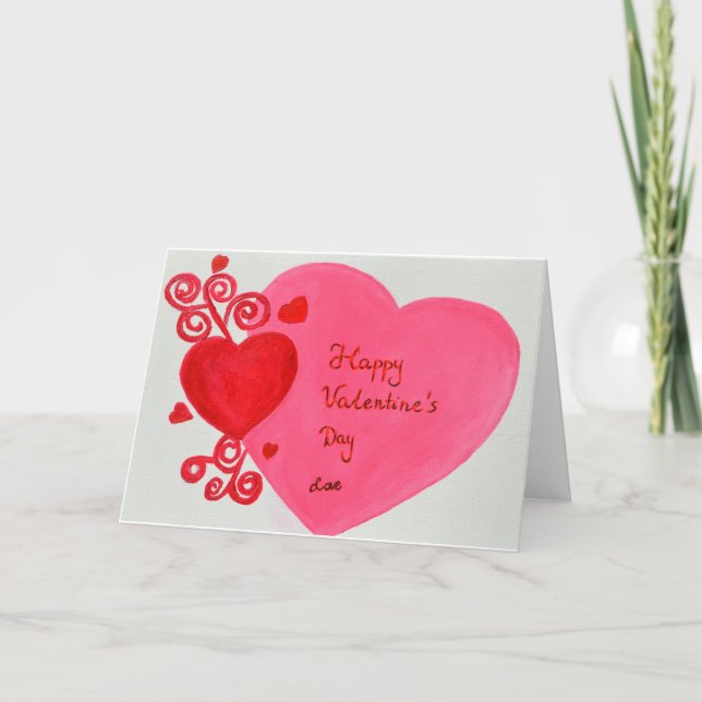 Cartes Pour Fêtes Annuelles Saint Valentin (Devant)