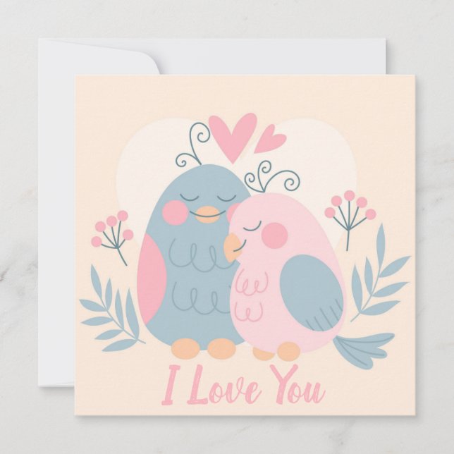 Cartes Pour Fêtes Annuelles Saint Valentin (Devant)