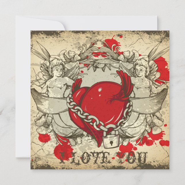 Cartes Pour Fêtes Annuelles Saint Valentin (Devant)