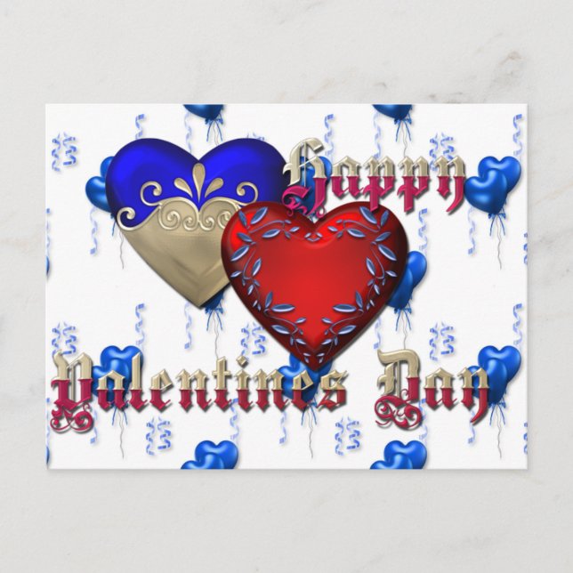 Cartes Pour Fêtes Annuelles Saint Valentin (Devant)