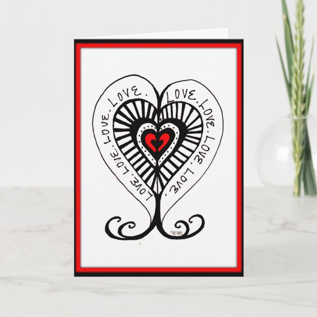Cartes Pour Fêtes Annuelles Saint Valentin (Devant)