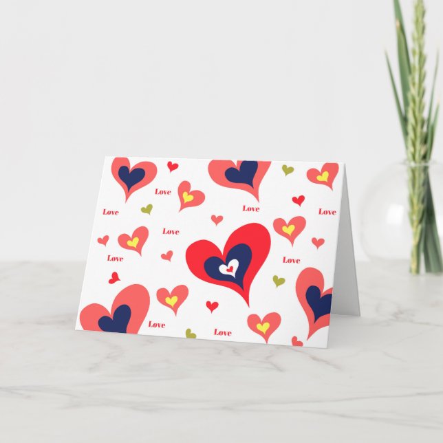 Cartes Pour Fêtes Annuelles Saint Valentin (Devant)