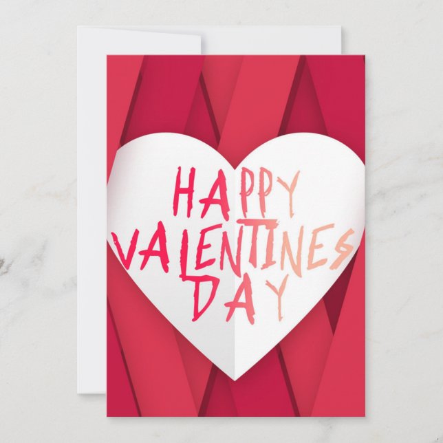 Cartes Pour Fêtes Annuelles Saint-Valentin (Devant)