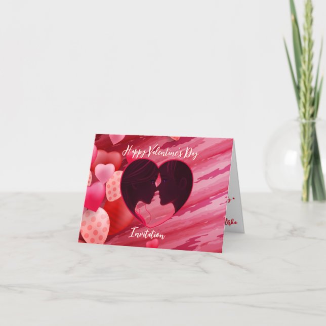 Cartes Pour Fêtes Annuelles Saint-Valentin (Devant)