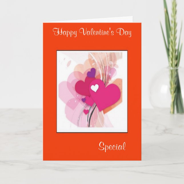 Cartes Pour Fêtes Annuelles Saint-Valentin (Devant)