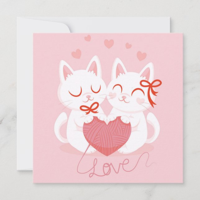 Cartes Pour Fêtes Annuelles Saint Valentin (Devant)