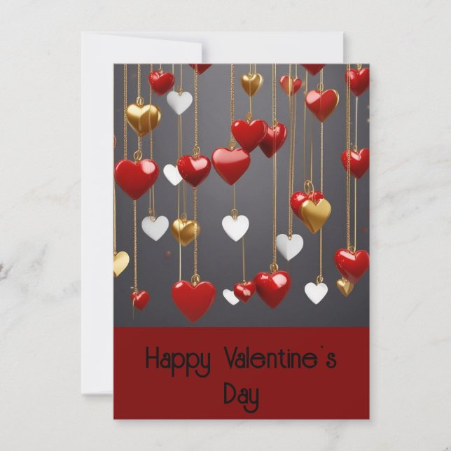 Cartes Pour Fêtes Annuelles Saint-Valentin ami (Devant)