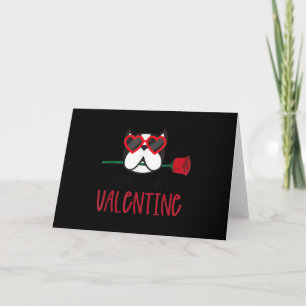 Cartes Pour Fêtes Annuelles Saint-Valentin Amour du coeur du chien Valentin Am