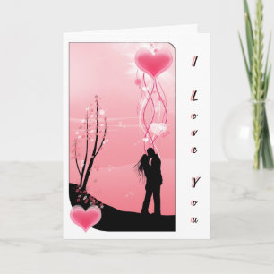 Cartes Pour Fêtes Annuelles Saint Valentin Amour romantique