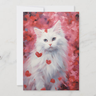Cartes Pour Fêtes Annuelles Saint-Valentin Angora Turc 