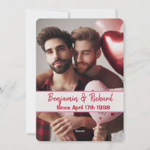 Cartes Pour Fêtes Annuelles Saint Valentin   Candy Hearts Gay Couple Fun Photo