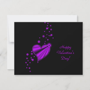 Cartes Pour Fêtes Annuelles Saint-Valentin - Coeur arc-en-ciel avec étoiles su
