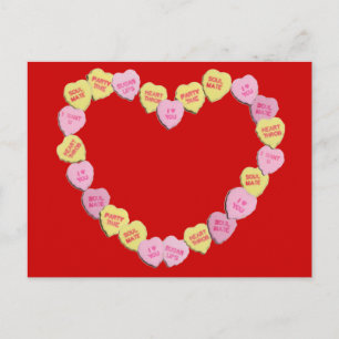 Cartes Pour Fêtes Annuelles Saint Valentin Coeur de bonbons
