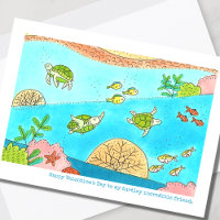 Saint-Valentin de la tortue de mer