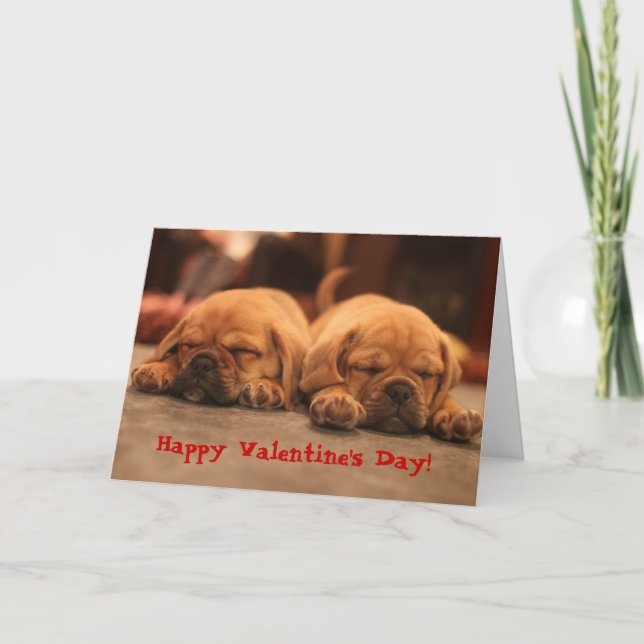 Cartes Pour Fêtes Annuelles Saint-Valentin de Puggle (Devant)