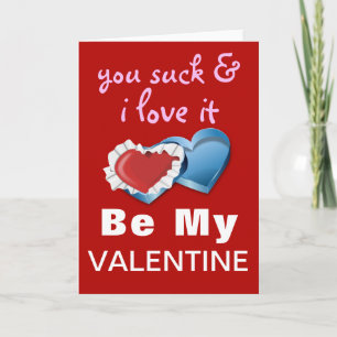Cartes Pour Fêtes Annuelles Saint Valentin drôle et effronté