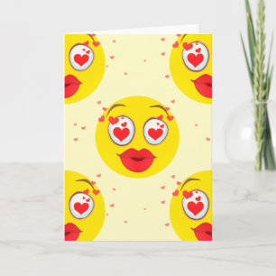 Cartes Pour Fêtes Annuelles Saint Valentin Emoji