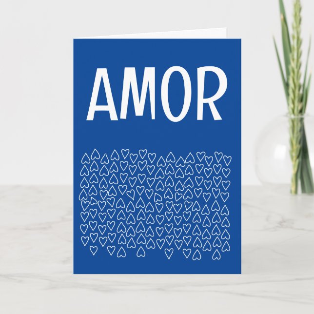 Cartes Pour Fêtes Annuelles Saint-Valentin espagnol  (Devant)