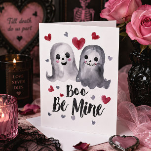 Cartes Pour Fêtes Annuelles Saint-Valentin fantomatique et gothique Cœurs & Fa