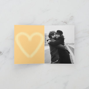 Cartes Pour Fêtes Annuelles Saint-Valentin jaune marron