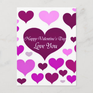 Cartes Pour Fêtes Annuelles Saint-Valentin, Je t'aime_