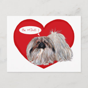 Cartes Pour Fêtes Annuelles Saint-Valentin Pékinois