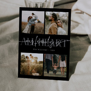 Cartes Pour Fêtes Annuelles Saint-Valentin Photo Noir Multi Tout Coeur