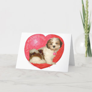 Cartes Pour Fêtes Annuelles Saint-Valentin pour Shih Tzu