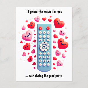 Cartes Pour Fêtes Annuelles Saint-Valentin romantique   J'interromprais le fil