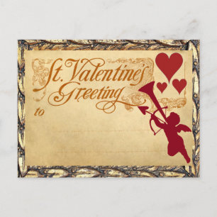 Cartes Pour Fêtes Annuelles Saint-Valentin Salutation personnalisée