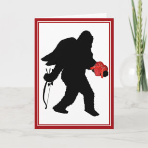 Cartes Pour Fêtes Annuelles Saint Valentin Sasquatch
