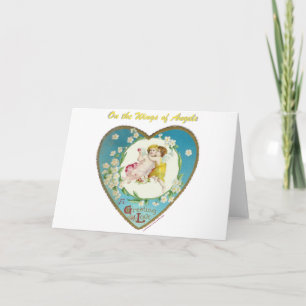 Cartes Pour Fêtes Annuelles Saint-Valentin victorien sur les anges des cadeaux
