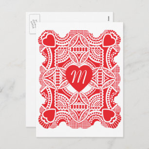 Cartes Pour Fêtes Annuelles Saint Valentin vintage, Coeurs Victoriens Die Cut