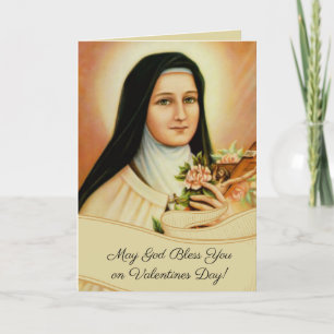Cartes Pour Fêtes Annuelles Saint Valentin Vintage Saint-Thérèse