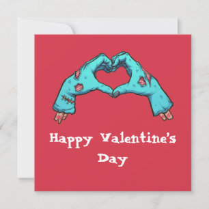 Cartes Pour Fêtes Annuelles Saint Valentin Zombie Love