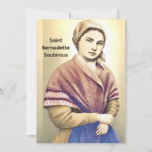 Cartes Pour Fêtes Annuelles Sainte Bernadette Soubirous