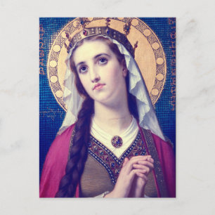 Cartes Pour Fêtes Annuelles Sainte Élisabeth de Hongrie Style Romantique Premi