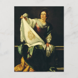 Cartes Pour Fêtes Annuelles Sainte Véronique Art Le Miracle de la Sainte Face