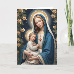 Cartes Pour Fêtes Annuelles Sainte Vierge Marie Traditionnelle Catholique