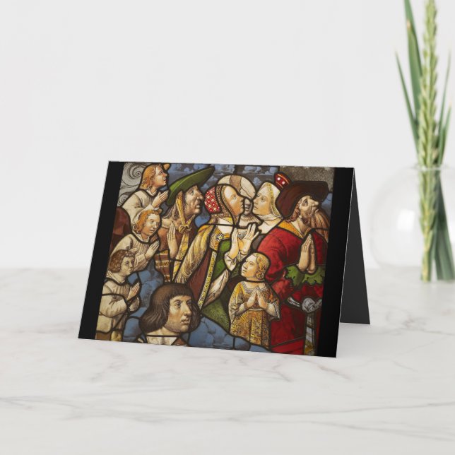 Cartes Pour Fêtes Annuelles Saints et adorateurs (Devant)