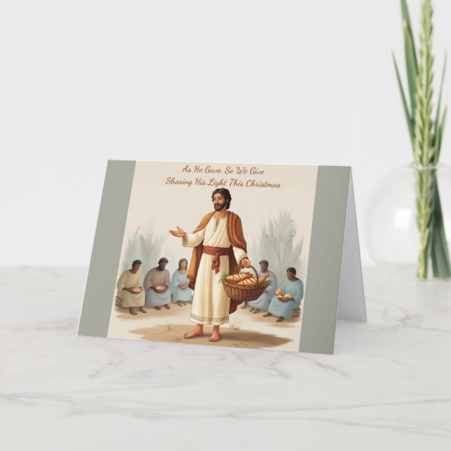 Cartes Pour Fêtes Annuelles Saison de don (Devant)