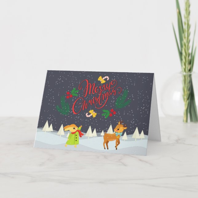 Cartes Pour Fêtes Annuelles Saison de fête (Devant)