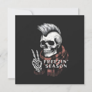 Cartes Pour Fêtes Annuelles Saison de gel
