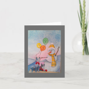 Cartes Pour Fêtes Annuelles Saison de joie